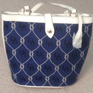 NWT DB nautical rope large bucket bag